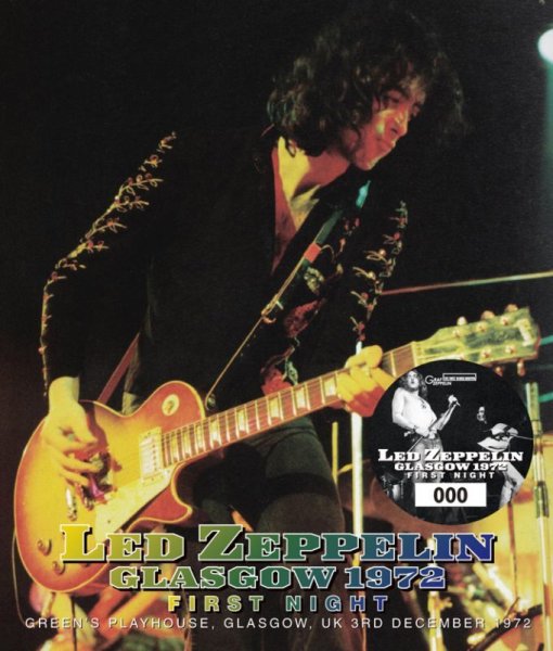 画像1: LED ZEPPELIN - GLASGOW 1972: 1ST NIGHT(3CD) (1)