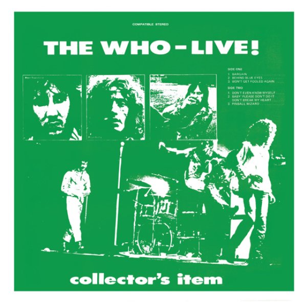 THE WHO - LIVE!: COLLECTOR'S ITEM (2CD+ボーナス・フロント・ジャケ付属) - navy-blue