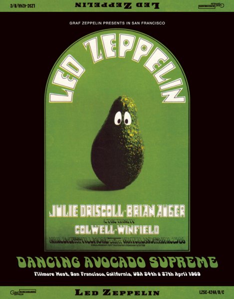 画像1: 【完売】LED ZEPPELIN - DANCING AVOCADO SUPREME: FILLMORE WEST APRIL 1969 (3CD) (1)