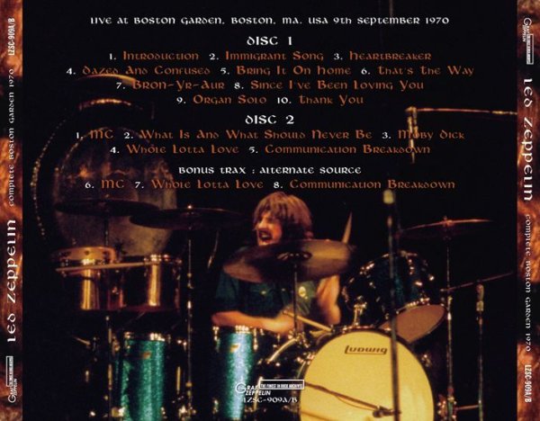 画像2: LED ZEPPELIN - COMPLETE BOSTON GARDEN 1970(2CD) (2)