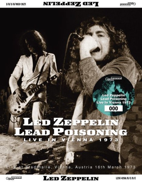 画像1: LED ZEPPELIN - LEAD POISONING: LIVE IN VIENNA 1973 (3CD+Limited Bonus 2CD) (1)