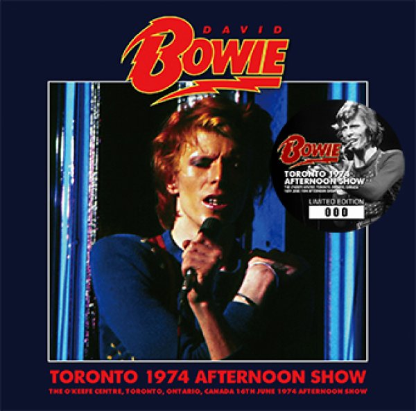 画像1: 【取り寄せ】DAVID BOWIE - TORONTO 1974 AFTERNOON SHOW(2CD) (1)