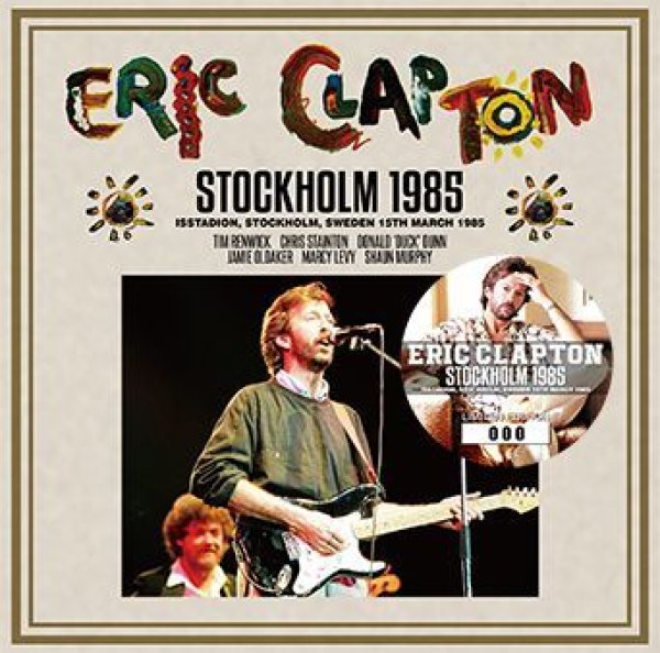 画像1: ERIC CLAPTON - STOCKHOLM 1985(2CD) (1)