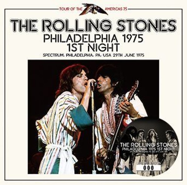 画像1: THE ROLLING STONES - PHILADELPHIA 1975 1ST NIGHT(2CD) (1)