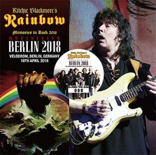 画像1: RITCHIE BLACKMORE'S RAINBOW - DEFINITIVE BERLIN 2018(2CD) plus Bonus DVDR* Numbered Stickered Edition Only (1)