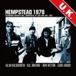 画像2: U.K. - CLEVELAND 1978(1CD) plus Bonus CDR* Numbered Stickered Edition Only (2)