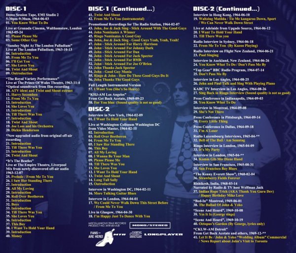 画像2: 【sale】THE BEATLES - YOU KNOW WHAT TO DO(2CD) (2)