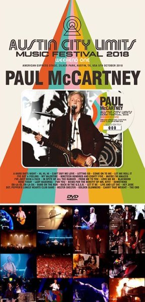 画像1: PAUL McCARTNEY - AUSTIN CITY LIMITS 2018 WEEKEND ONE(DVD) (1)