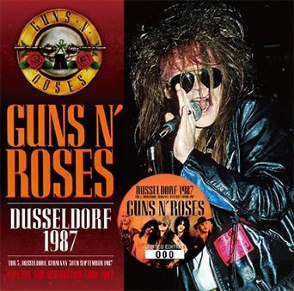 画像1: GUNS N' ROSES - DUSSELDORF 1987(1CD) plus Bonus CDR* Numbered Stickered Edition Only (1)