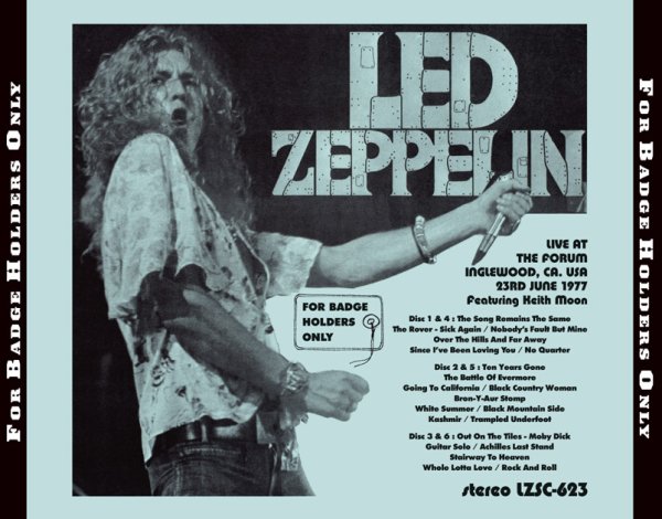画像2: 【完売】LED ZEPPELIN - FOR BADGE HOLDERS ONLY (6CD) (2)