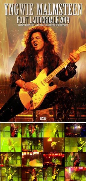 画像1: 【近日入荷】YNGWIE J. MALMSTEEN - FORT LAUDERDALE 2019(DVDR) (1)