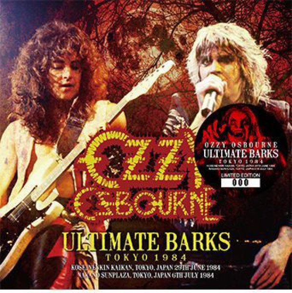 画像1: OZZY OSBOURNE - ULTIMATE BARKS: TOKYO 1984(2CD) (1)