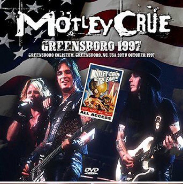 画像1: 【近日入荷】MOTLEY CRUE - GREENSBORO 1997(2DVDR) (1)