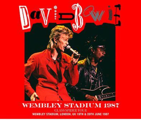 DAVID BOWIE - WEMBLEY STADIUM 1987(4CDR) - navy-blue