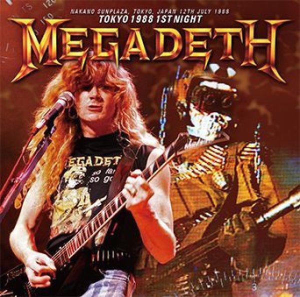 画像1: MEGADETH - TOKYO 1988 1ST NIGHT(1CD) (1)