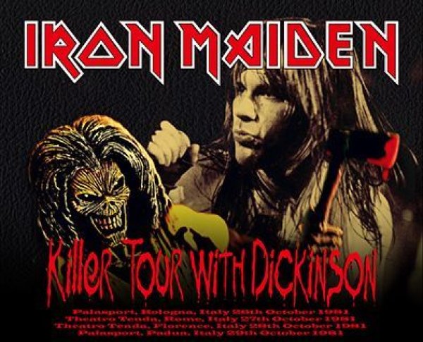 画像1: 【取り寄せ】IRON MAIDEN - KILLER TOUR WITH DICKINSON(4CDR) (1)