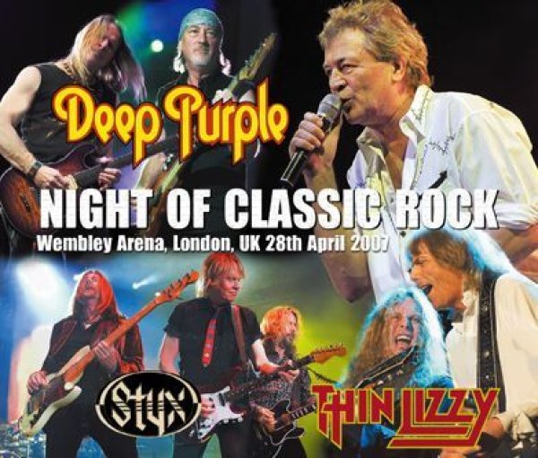 画像1: 【取り寄せ】DEEP PURPLE, STYX, THIN LIZZY - NIGHT OF CLASSIC ROCK 2007(4CDR) (1)