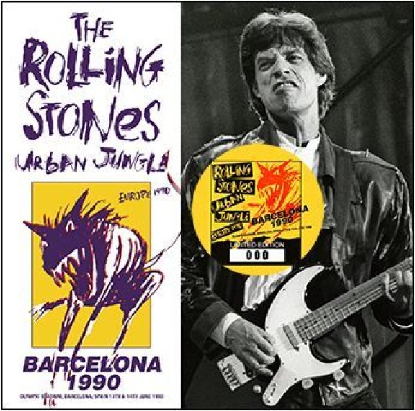 THE ROLLING STONES - BARCELONA 1990(2CD) - navy-blue