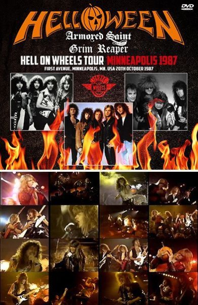 画像1: HELLOWEEN / ARMORED SAINT / GRIM REAPER - HELL ON WHEELS TOUR: MINNEAPOLIS 1987(3DVDR) (1)