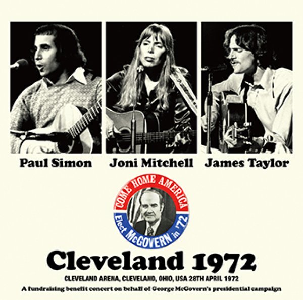 画像1: 【取り寄せ】PAUL SIMON, JONI MITCHELL & JAMES TAYLOR - CLEVELAND 1972(2CDR) (1)
