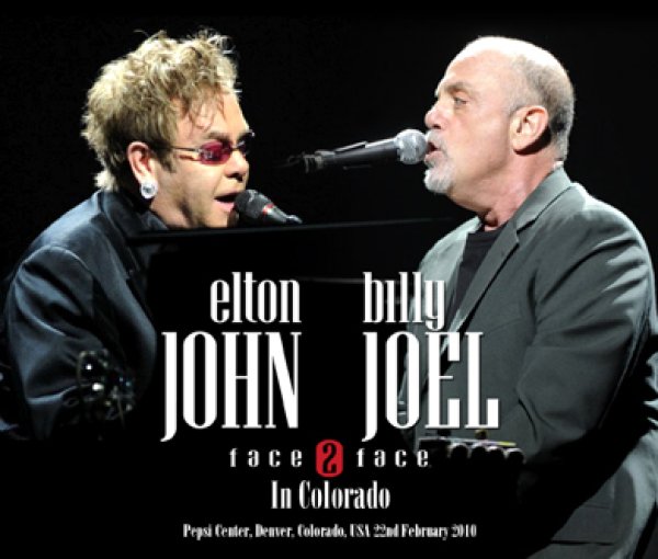 ELTON JOHN & BILLY JOEL - FACE 2 FACE IN COLORADO(3CDR) - navy-blue