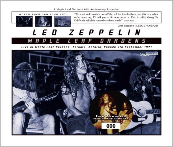 画像1: LED ZEPPELIN - MAPLE LEAF GARDENS (4CD) (1)