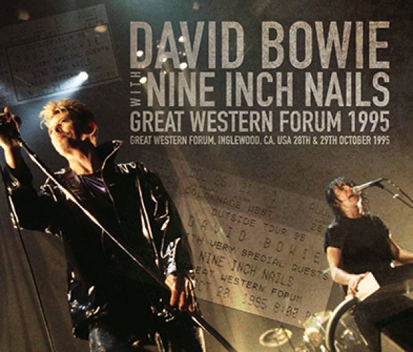 DAVID BOWIE  NINE INCH NAILS - GREAT WESTERN FORUM 1995(4CDR) - navy-blue