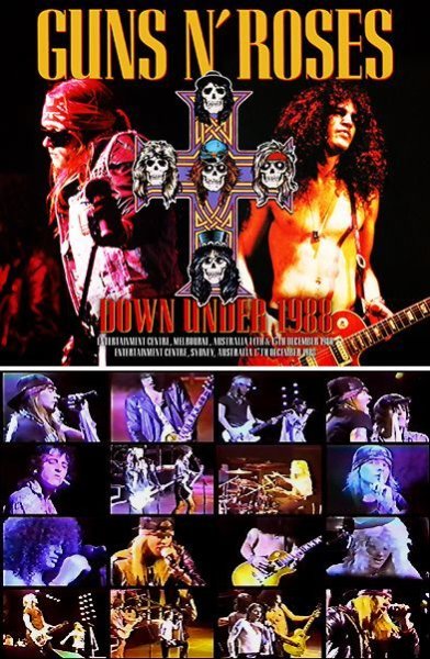 画像1: GUNS N' ROSES - DOWN UNDER 1988(4CDR+DVDR) (1)