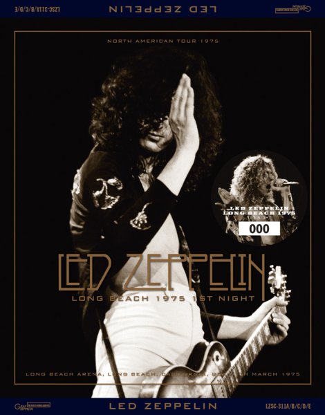 画像1: 【ミラード】LED ZEPPELIN - LONG BEACH 1975 1ST NIGHT (5CD+Limited Bonus CD) (1)