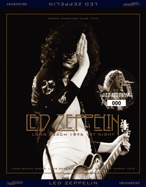 画像1: 【ミラード】LED ZEPPELIN - LONG BEACH 1975 1ST NIGHT (5CD+Limited Bonus CD) (1)