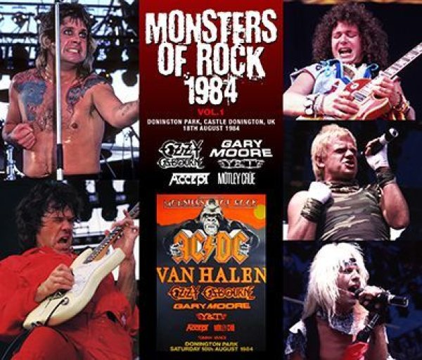 画像1: OZZY OSBOURNE, GARY MOORE, Y&T, ACCEPT, MOTLEY CRUE - MONSTERS OF ROCK 1984 VOL.1(5CDR) (1)