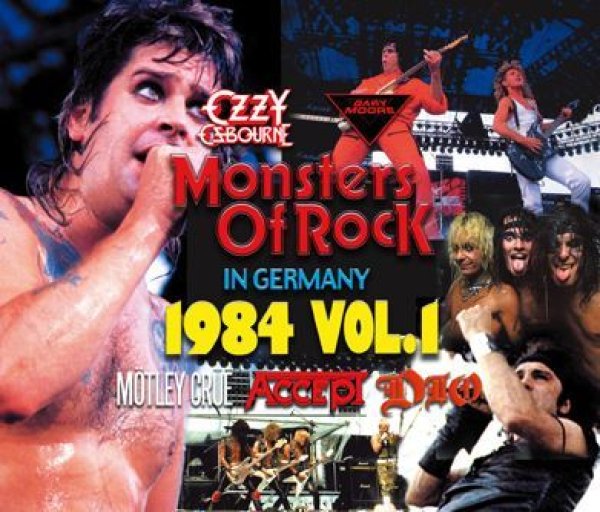 画像1: OZZY OSBOURNE/DIO/GARY MOORE/ACCEPT/MOTLEY CRUE - MONSTERS OF ROCK IN GERMANY 1984 VOL.1(5CDR) (1)