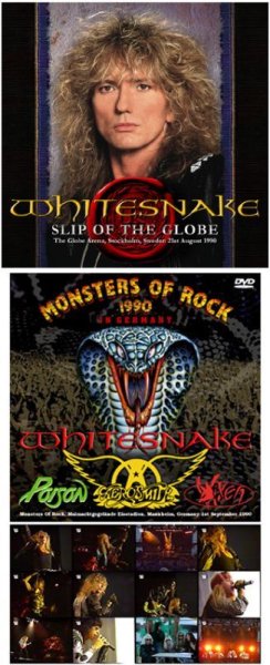 画像1: WHITESNAKE - SLIP OF THE GLOBE: STOCKHOLM 1990(2CD + Ltd Bonus DVDR) (1)