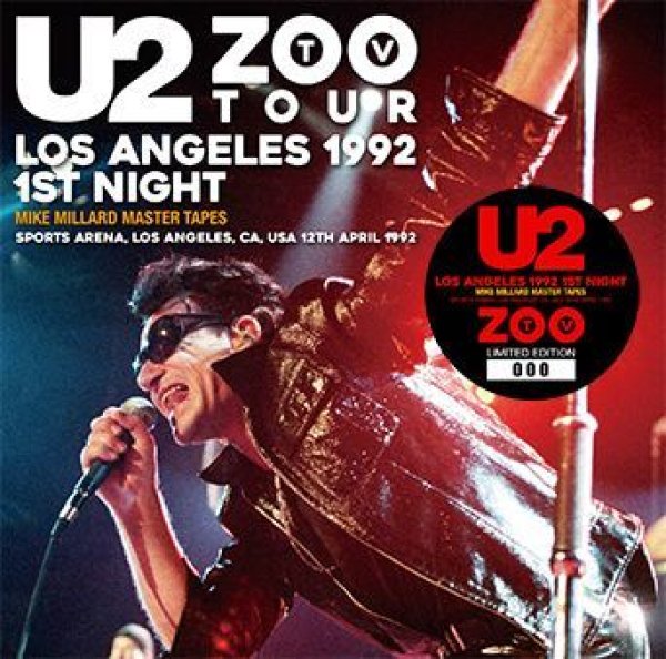 画像1: U2 - LOS ANGELES 1992 1ST NIGHT: MIKE MILLARD MASTER TAPES(2CD) (1)