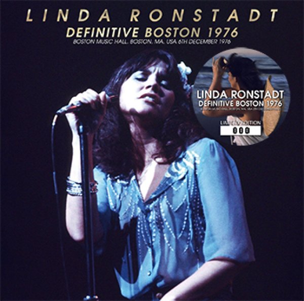 画像1: LINDA RONSTADT - DEFINITIVE BOSTON 1976(1CD) plus Bonus DVDR* Numbered Stickered Edition Only (1)