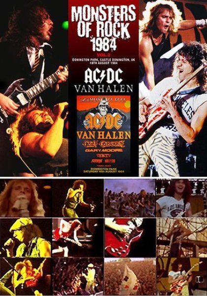 VAN　MONSTERS　OF　VOL.2(4CDR+DVDR)　HALEN　1984　ROCK　AC/DC,　navy-blue