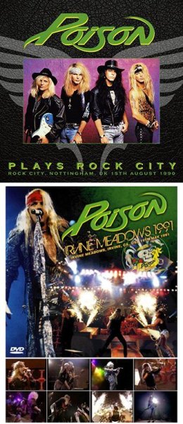 画像1: POISON - PLAYS ROCK CITY 1990(1CDR + Ltd Bonus DVDR) (1)