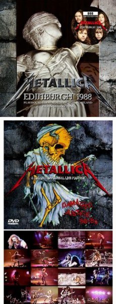 画像1: METALLICA - EDINBURGH 1988(2CD) plus Bonus DVDR* Numbered Stickered Edition Only (1)