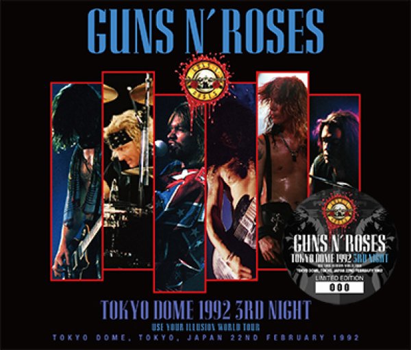 GUNS N' ROSES TOKYO DOME 1992 3RD NIGHT(3CD) navy-blue