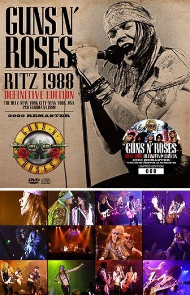 画像1: GUNS N' ROSES - RITZ 1988 DEFINITIVE EDITION: 2020 REMASTER(CD+DVD)  plus Bonus DVDR* Numbered Stickered Edition Only (1)