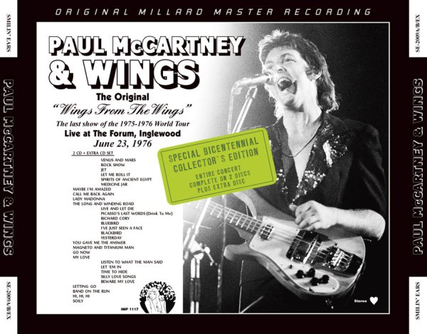 画像1: WINGS - WINGS FROM THE WINGS: ORIGINAL MILLARD MASTER RECORDING (2CD+Extra CD) (1)