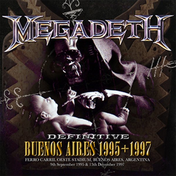 画像1: MEGADETH - DEFINITIVE BUENOS AIRES 1995+1997(2CD) (1)