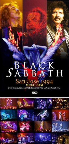画像1: 【取り寄せ】BLACK SABBATH - SAN JOSE 1994 MULTI CAM(DVDR) (1)