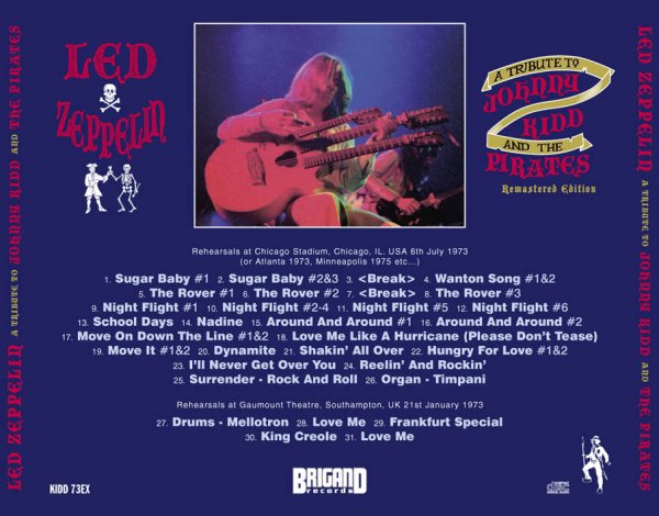 画像2: LED ZEPPELIN - A TRIBUTE TO JOHNNY KIDD AND THE PIRATES (ギフトプレスCD) (2)