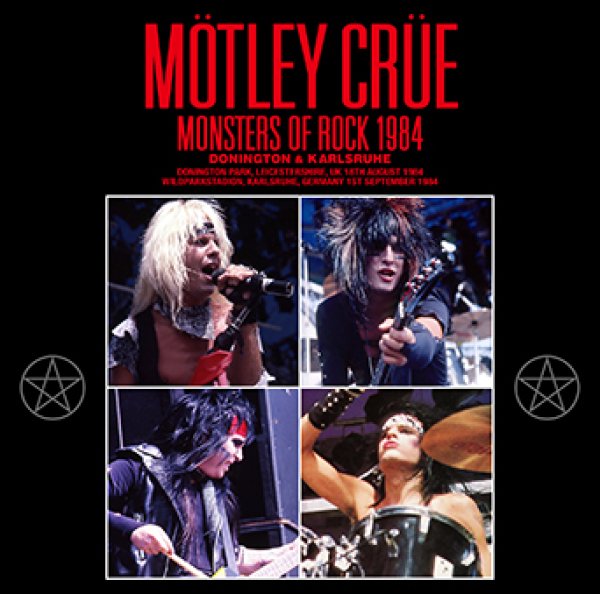 画像1: 【取り寄せ】MOTLEY CRUE - MONSTERS OF ROCK 1984: DONINGTON & KARLSRUHE(2CDR) (1)
