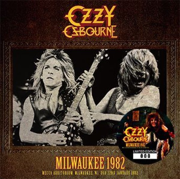 画像1: OZZY OSBOURNE - MILWAUKEE 1982(1CD)*2nd Press plus Bonus CDR* Numbered Stickered Edition Only (1)