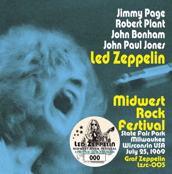 画像1: LED ZEPPELIN - MIDWEST ROCK FESTIVAL (1CD+Extra CD) (1)