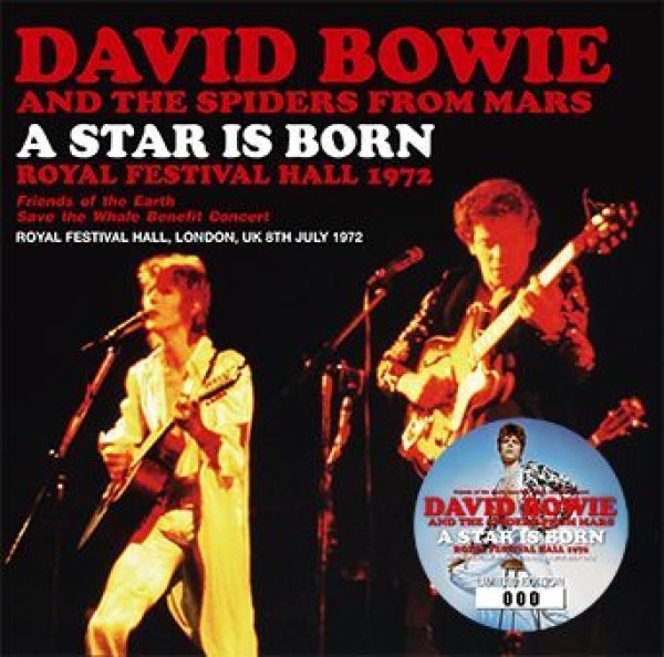 画像1: DAVID BOWIE - A STAR IS BORN: ROYAL FESTIVAL HALL 1972(1CD)  (1)