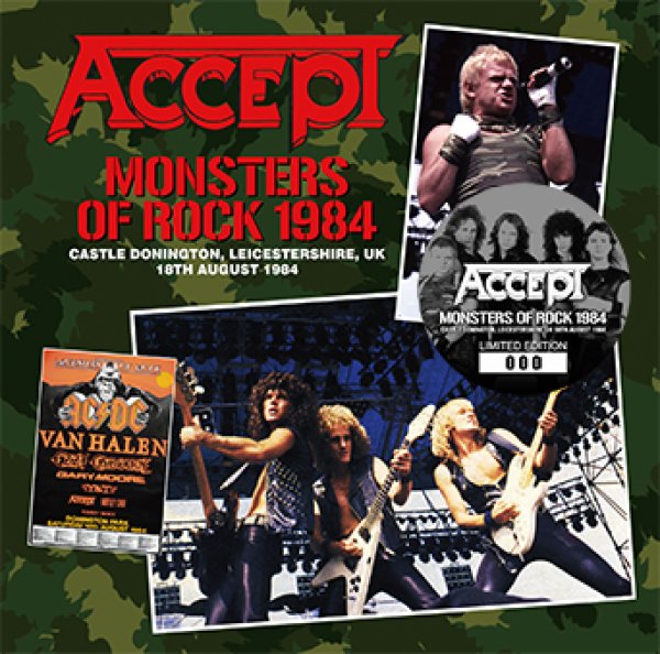 画像1: ACCEPT - MONSTERS OF ROCK 1984(2CD) (1)