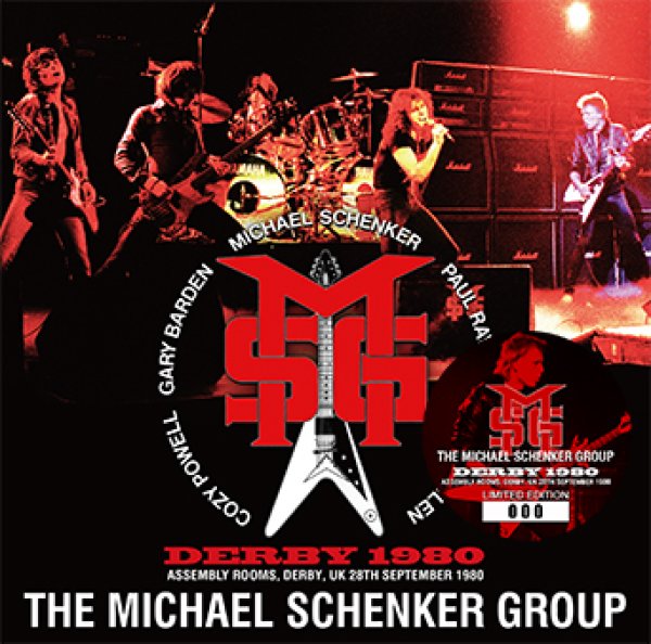 画像1: THE MICHAEL SCHENKER GROUP - DERBY 1980(1CD)*2nd press plus Bonus CDR* Numbered Stickered Edition Only (1)